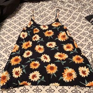 Urban Outfitters Kimchi Blue Sunflower Mini Dress